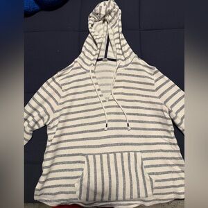 Old Navy Striped Hooded Sweatshirt
